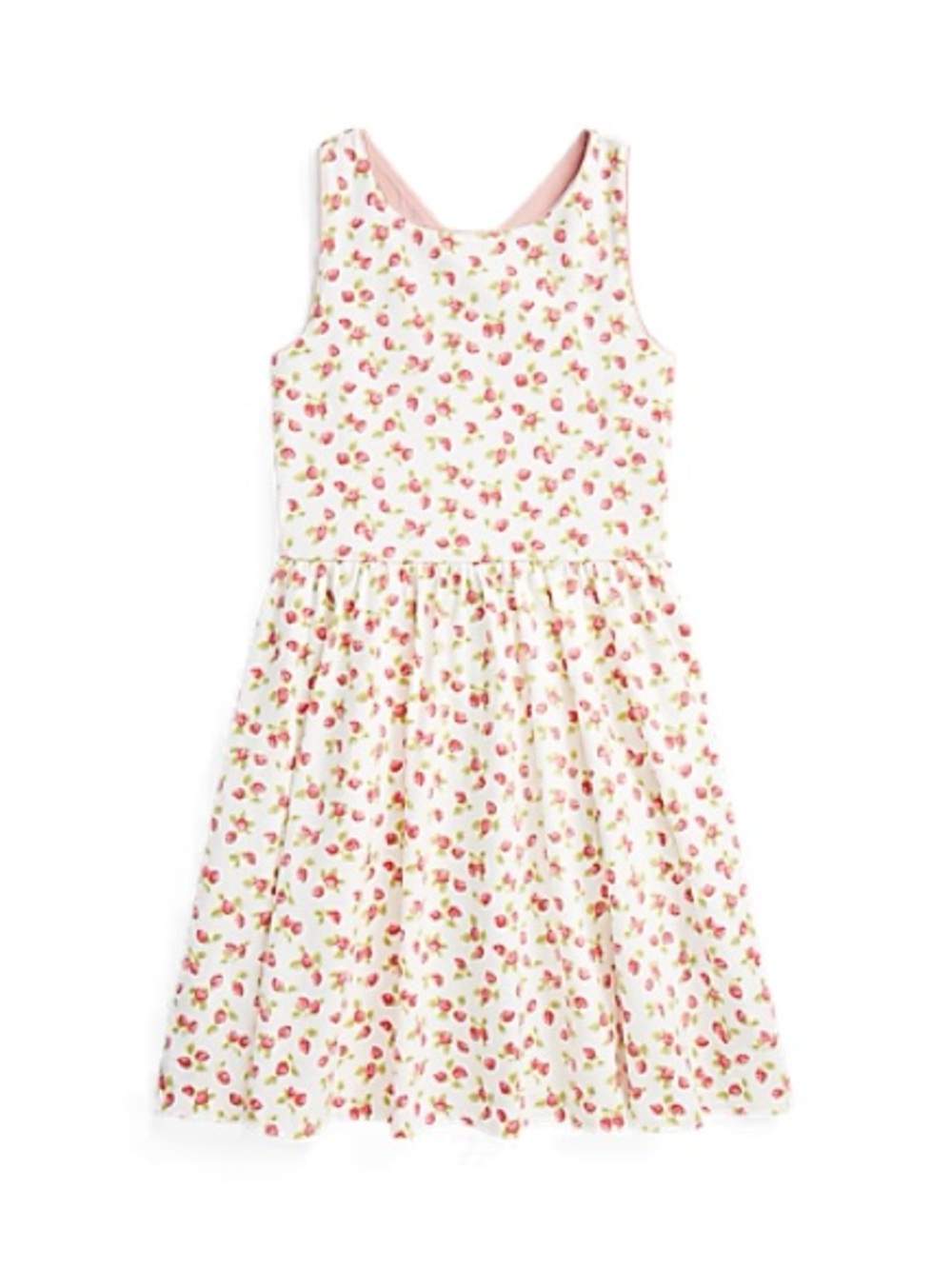 NWT POLO RALPH LAUREN Strawberry Stretch Jersey Dress | Cottage MSRP $70 XL (16)
